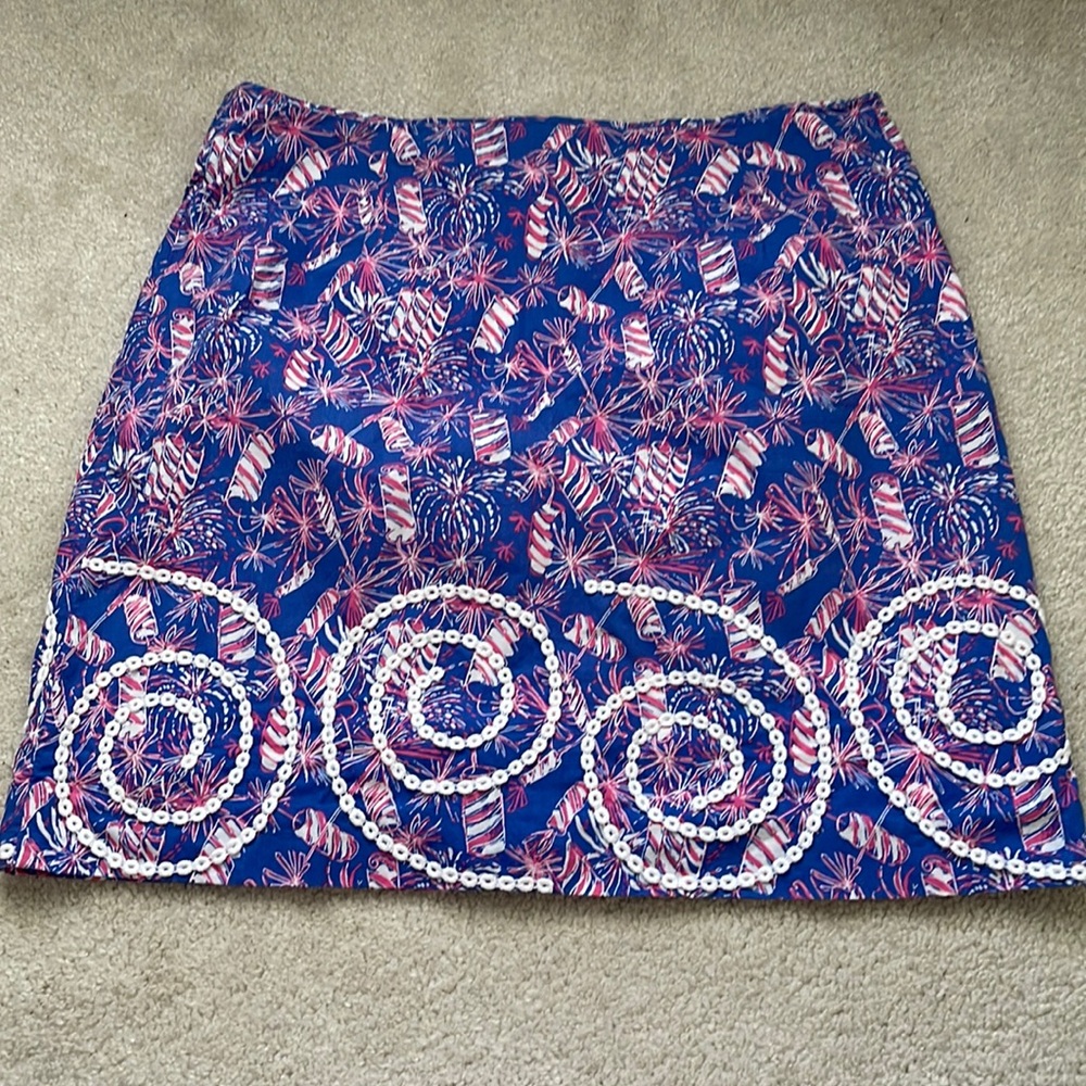 ✨Rare✨Lilly Pulitzer Fire Cracker Skirt!